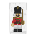 Christmas Nutcracker, Toy Soldier Winter Village 4x6 Glass Window made with LEGO part - B3 Customs