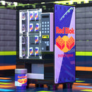 Red Brick Energy Drink Vending Machine made using LEGO parts - B3 Customs