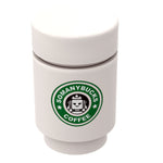 Somanybucks Coffee Cup for Minifigs made using LEGO parts - B3 Customs