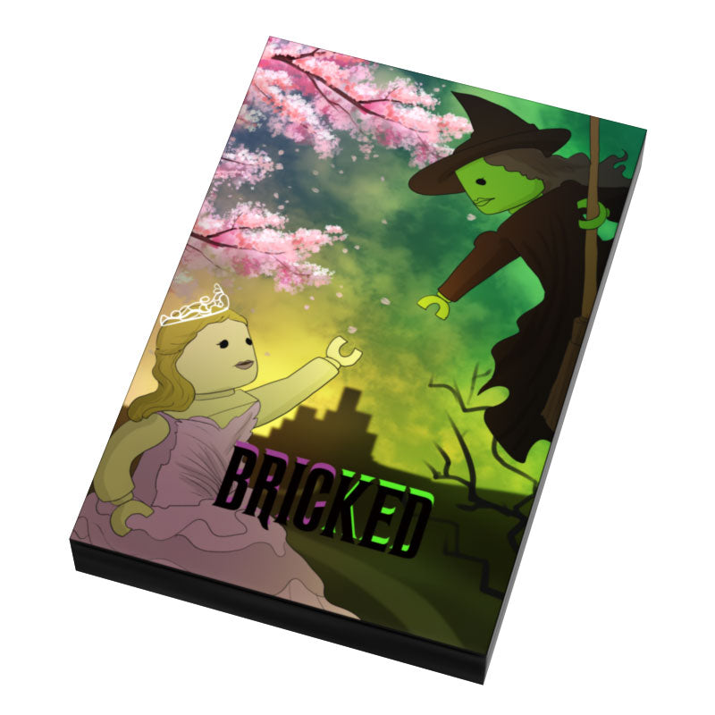 Bricked Witch Movie Cover (2x3 Tile) - B3 Customs using LEGO parts