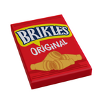 Brickles Minifig Snack (2x3 Tile) made using LEGO parts