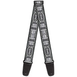 Guitar Strap - Batman Utility Belt Grays