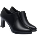 Soft Leather Deep Mouth Pumps Shoes