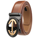 Automatic Alloy Buckle Men's Cowhide Belt