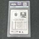 2022 Upper Deck O-Pee-Chee #19 Anze Kopitar signed card PSA 7 Auto A
