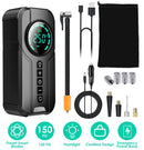 Car Tire Inflator Pump Portable Car Air Compressor Wireless Electric Air Pump 150 PSI with LED Light