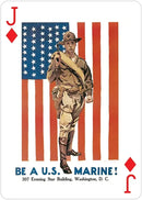 USA Posters of World Wars I and II Poker Deck