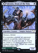 Valentin, Dean of the Vein // Lisette, Dean of the Root (PRE-161S) - Strixhaven: School of Mages Promos Foil
