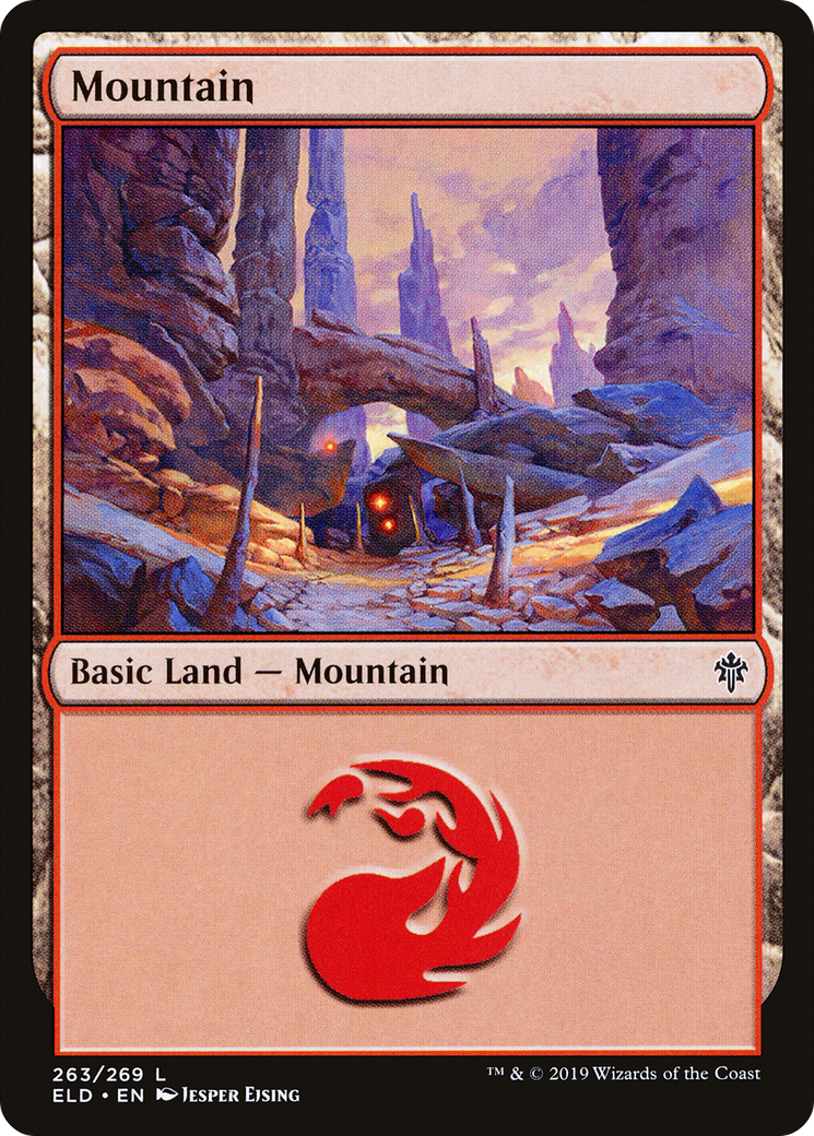 Mountain (ELD-263) - Throne of Eldraine Foil