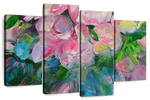 Abstract Peonies Wall Art