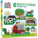 Eric Carle - Farm Life 6-Pack Mini Shaped Jigsaw Puzzles