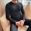 Round-neck Long-sleeve Slim-fit Bottoming Shirt
