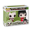 PREORDER (Estimated Arrival Q4 2024) POP Movies: Beetlejuice Beetlejuice - Beetlejuice & Lydia Deetz 2-Pack