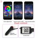 Car Fiber Optic Ambient APP Rhythm Light
