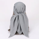 Women's Cotton And Linen Solid Color Retro Artistic Scarf