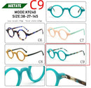 Acetate Board Retro Anti-blue Light Glasses