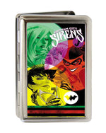 Business Card Holder - LARGE - GOTHAM CITY SIRENS Issue #14 Cover FCG Black Multi Color