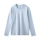 Cotton Long Sleeve Loose Pure White Casual Top