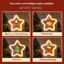LED Christmas Star Pendant Window Door Decor