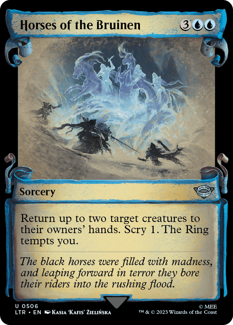 Horses of the Bruinen (LTR-506) - The Lord of the Rings: Tales of Middle-earth: (Showcase) Foil
