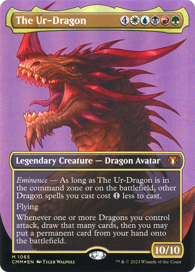 The Ur-Dragon (CMM-1065) - Commander Masters (Borderless) Foil