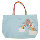PREORDER (Estimated Arrival Q2 2024) Loungefly Animation: Rainbow Brite - Rainbow Brite Gang Rainbow Handle Canvas Tote Bag