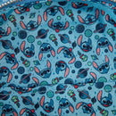 Loungefly Disney Lilo & Stitch Plush Sherpa Stitch Mini Backpack