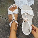 Sandals Women's Beaded Butterfly Decorative Roman Shoes