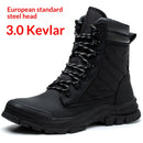Men's High-top Labor Insurance Shoes Are Smash-proof