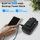 Portable Foldable Phone Stand with HD Wireless Speaker & Power Bank