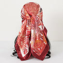 Classic Satin Womens Shawl Headscarf And Scarf