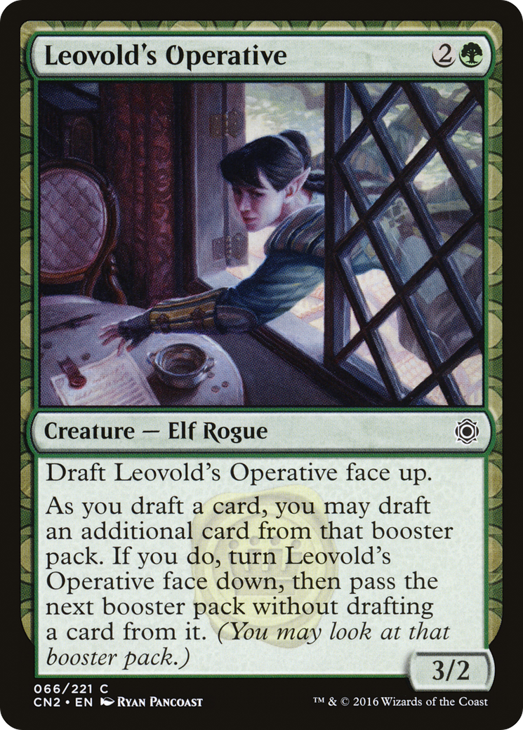 Leovold's Operative (CN2-066) - Conspiracy: Take the Crown: (draft) Foil