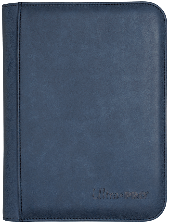Ultra PRO: 4-Pocket Premium Zippered PRO-Binder - Suede Collection (Sapphire)