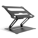 Laptop Stand Aluminum Angle Adjustable Ergonomic Computer Holder Riser Heat Vent Notebook Elevator For 10in-17in MacBook Pro 13 / 15