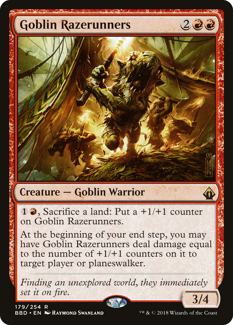 Goblin Razerunners (BBD-179) - Battlebond Foil