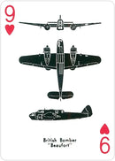 World War II Airplane Spotter Playing Cards Deck