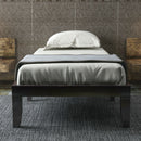 Twin Size 14 Inch Wooden Slats Bed Mattress Frame