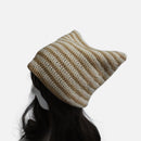 Handmade Knitted Strawberry Hat: Cute Wool All-match Casual Cap