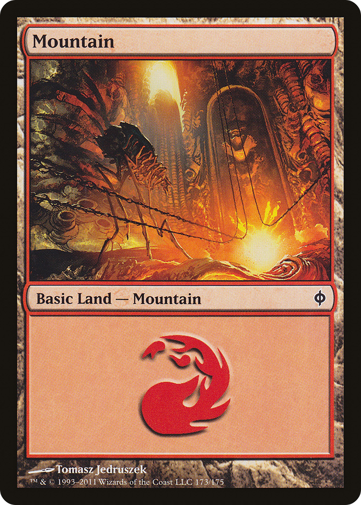 Mountain (NPH-173) - New Phyrexia Foil