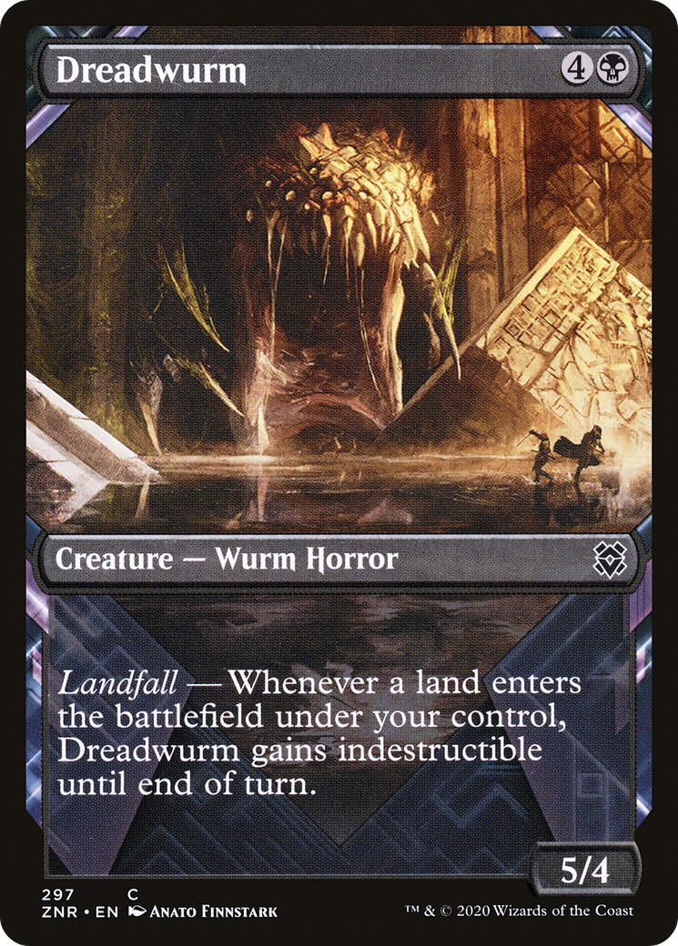 Dreadwurm (ZNR-297) - Zendikar Rising: (Showcase)