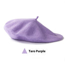 Women's Wool Beret Vintage British Knitted Painter Cap Warm Hat