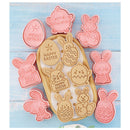 Easter Bunny Cookie Mold Egg Press