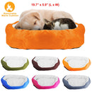 Pet Dog Bed Soft Warm Fleece Puppy Cat Bed Dog Cozy Nest Sofa Bed Cushion For S/M Dog