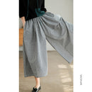 Plus Size Cotton Linen Culottes