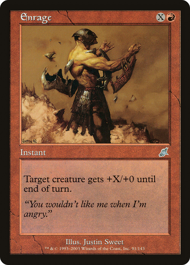 Enrage (SCG-091) - Scourge Foil