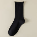 Springsummer Mid-calf Socks For Women Made Of Silk
