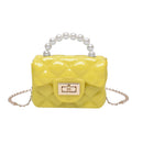 Pearl Hand One-shoulder Crossbody Chain Children's Bags