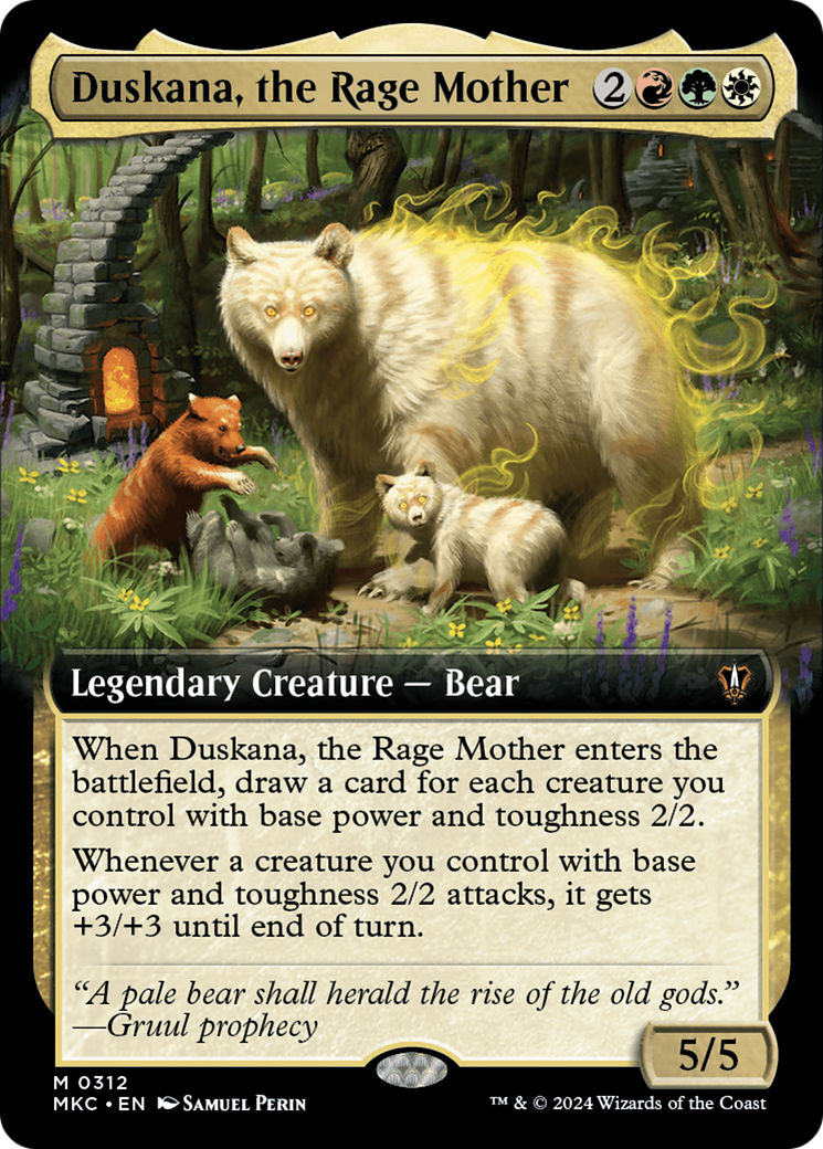 Duskana, the Rage Mother (MKC-312) - Murders at Karlov Manor Commander: (Extended Art)