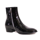 Men's Chelsea Boots Leather Pointed-Toe Dr Martens Style Boots