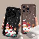 Santa Claus Christmas Phone Case Shockproof Silicone Cover